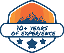 10+ years of experience Badge